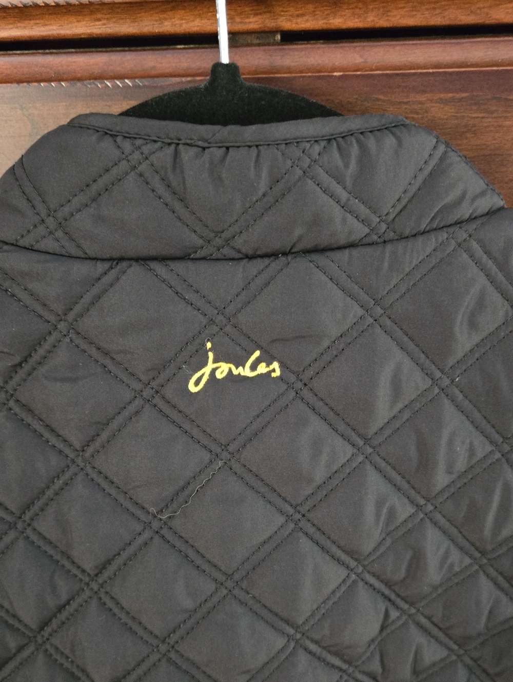 Joules Women's Quilted Sleeveless Vest Jacket - Black. Like new!  Size 18 - Picture 4 of 14